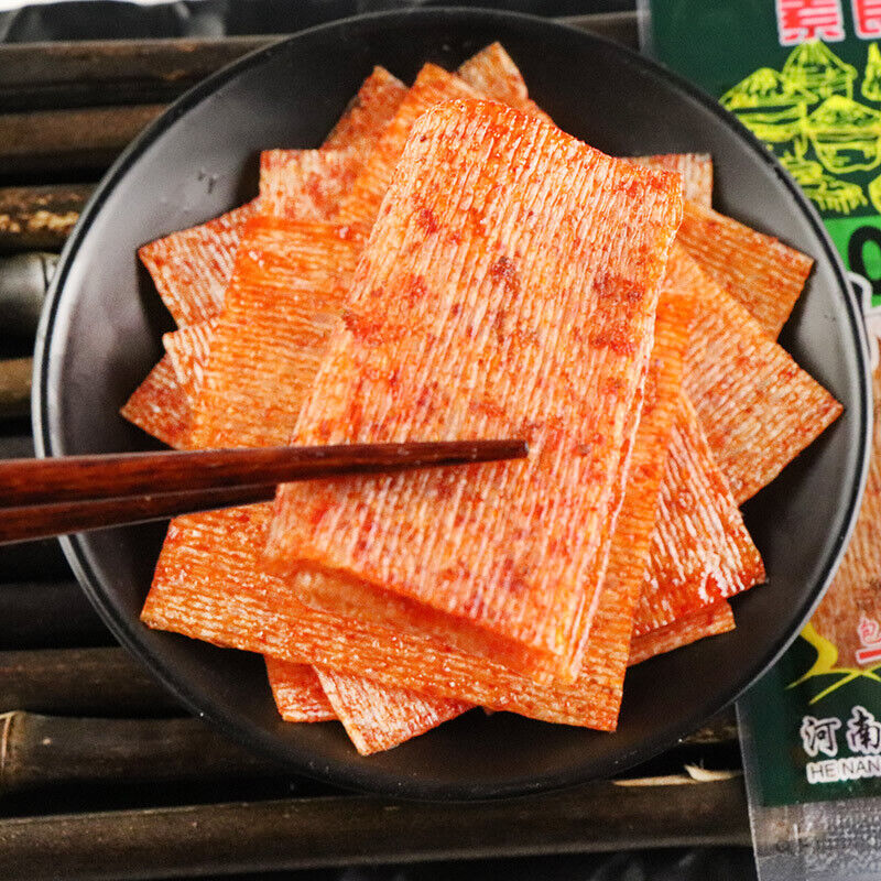 18g*10bags Xiaohuatou Spicy strips Old style Spicy Slices Spicy Gluten Snacks Secondary image