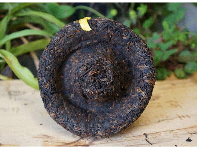 HelloYoung Big Snowy Mountain Xiaguan Mushroom Shape Pu-erh Tea Cooked Ripe Puer 250g