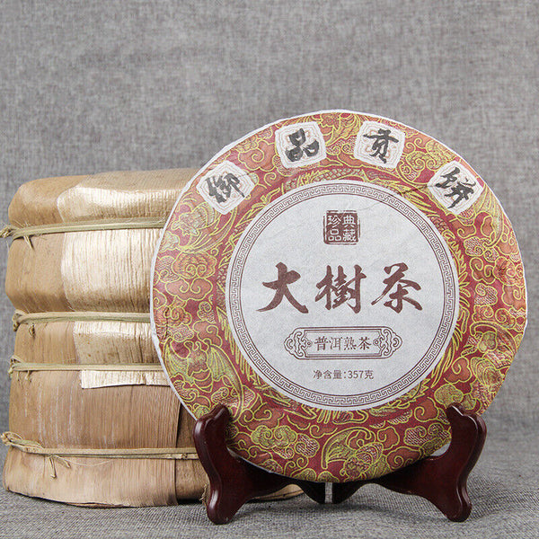 HelloYoung Large Tree Tea Shu Puer Tea Da Shu Cha Palace Ripe Puer Tea 357g Collection