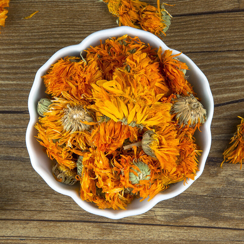 HelloYoung Chinese Marigold Tea,Calendula officinalis tea,flower Tea Dried Green Herbal Tea