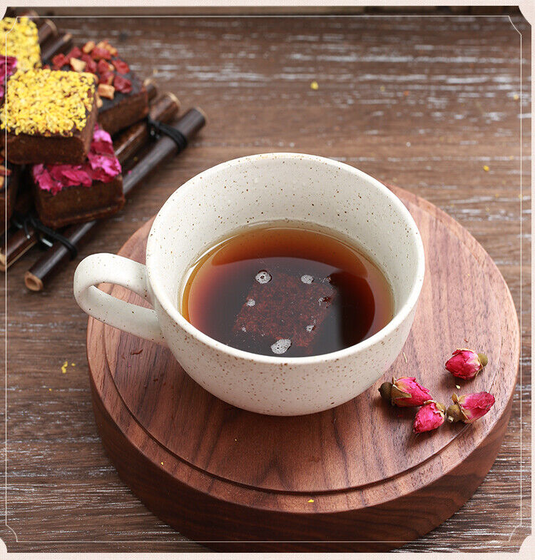 HelloYoung Yunnan Handmade Old Brown Sugar Rose Osmanthus, Red Dates, Ginger Mixed 320g