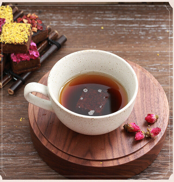 HelloYoung Yunnan Handmade Old Brown Sugar Rose Osmanthus, Red Dates, Ginger Mixed 320g