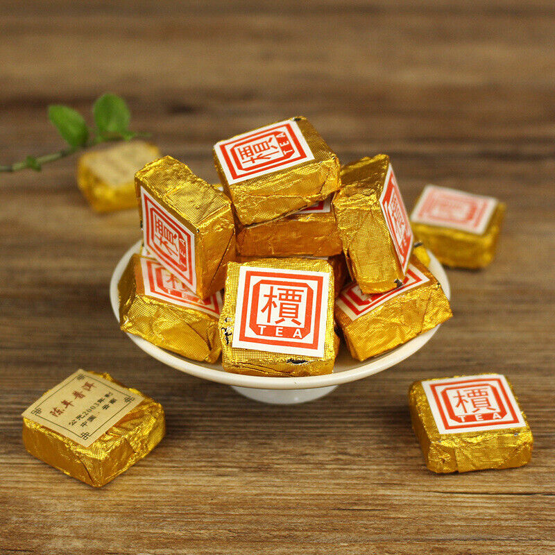 Yunnan 'Jia' Word Chinese Pu-erh Old Ripe Puer Pu'er Tea Brick Mini Puerh