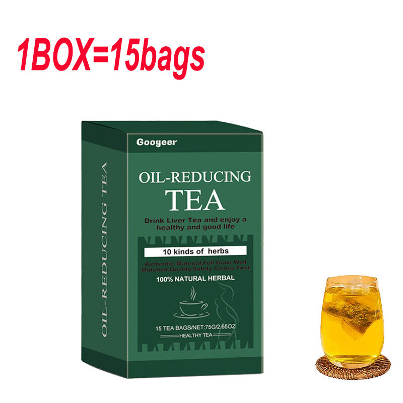 Excellent Formula, Oil Cleansing Tea for Liver Oil-Reducing Tea-10 Herbal