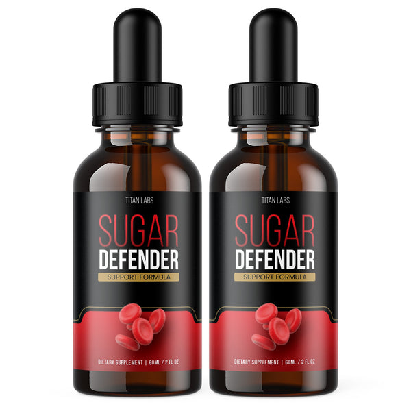 (2 Pack) Sugar Defender,Blood Sugar Support Supplement Sugar Defender (4oz)