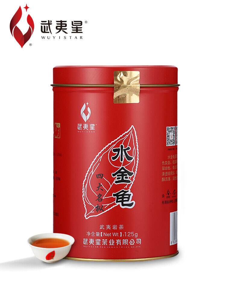 125g Tin Wuyi Star Shui Jin Gui Golden Water Turtle Fujian Rock Tea Oolong Tea Secondary image
