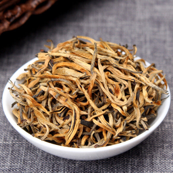 HelloYoung TeaSupreme Organic Yunnan Golden Bud Dian Hong * Yunnan Black Tea Dianhong