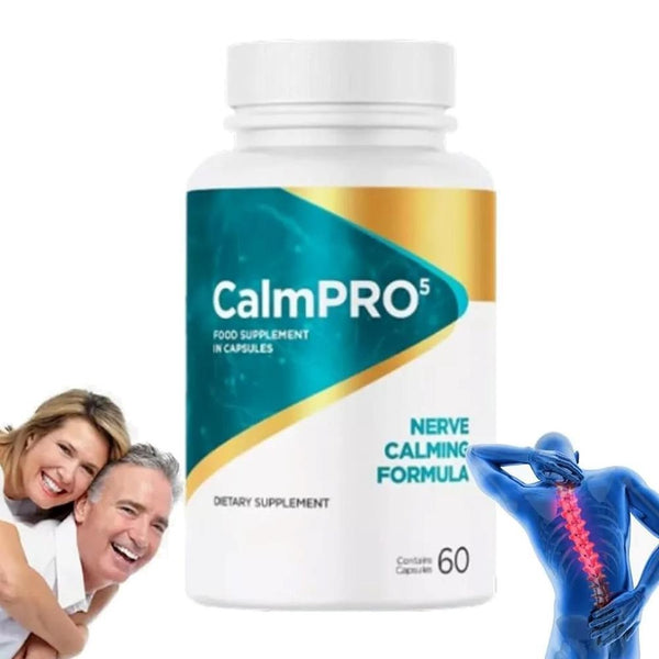 3X CalmPro 5 Nerve Calming Formula, 60 Capsules, CalmPro Neo Nature Formula