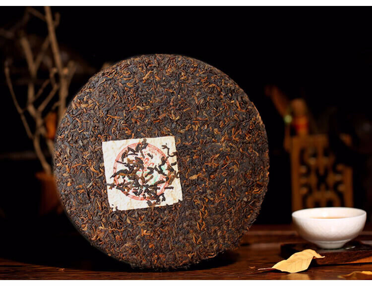 HelloYoung Ripe Pu-erh Heaven Earth Menghai Royal Golden Buds Old Arbor King Tea 357g