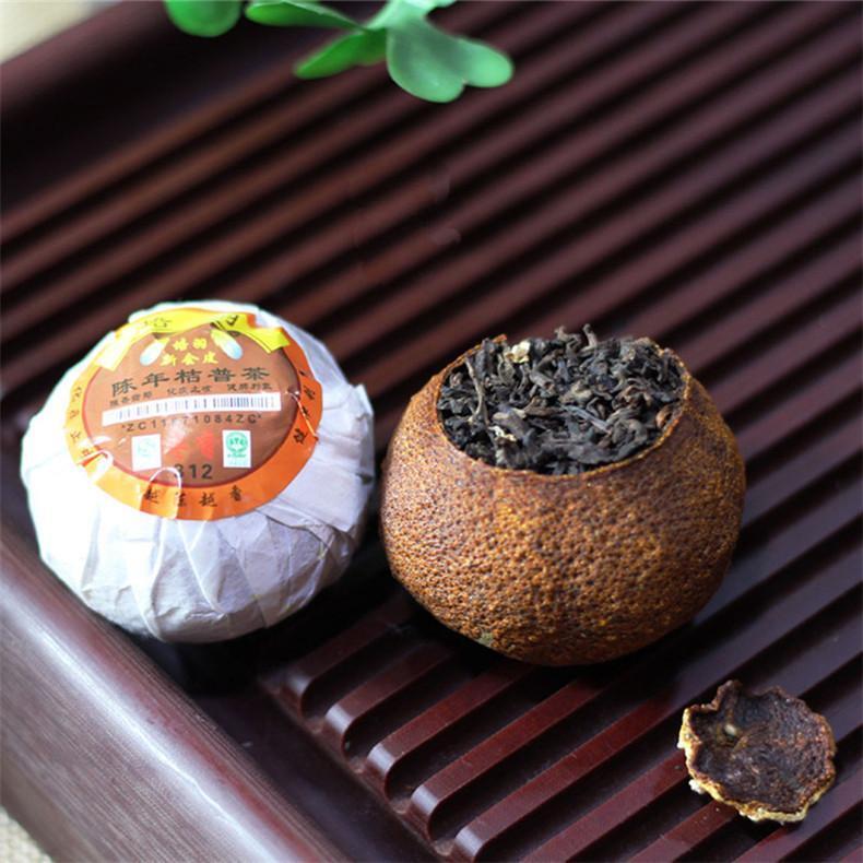 Yunnan Tea Pu'er tea Orange Puer cooked tea Tangerine peel Packaging Puerh 250g Main image