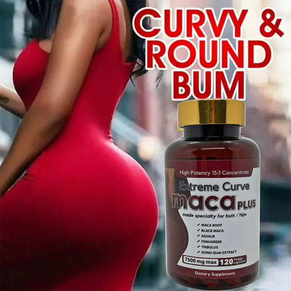 Natural Supplement  Maca Buttock Pills - Enhance Curves & Shape | 1 Bottle