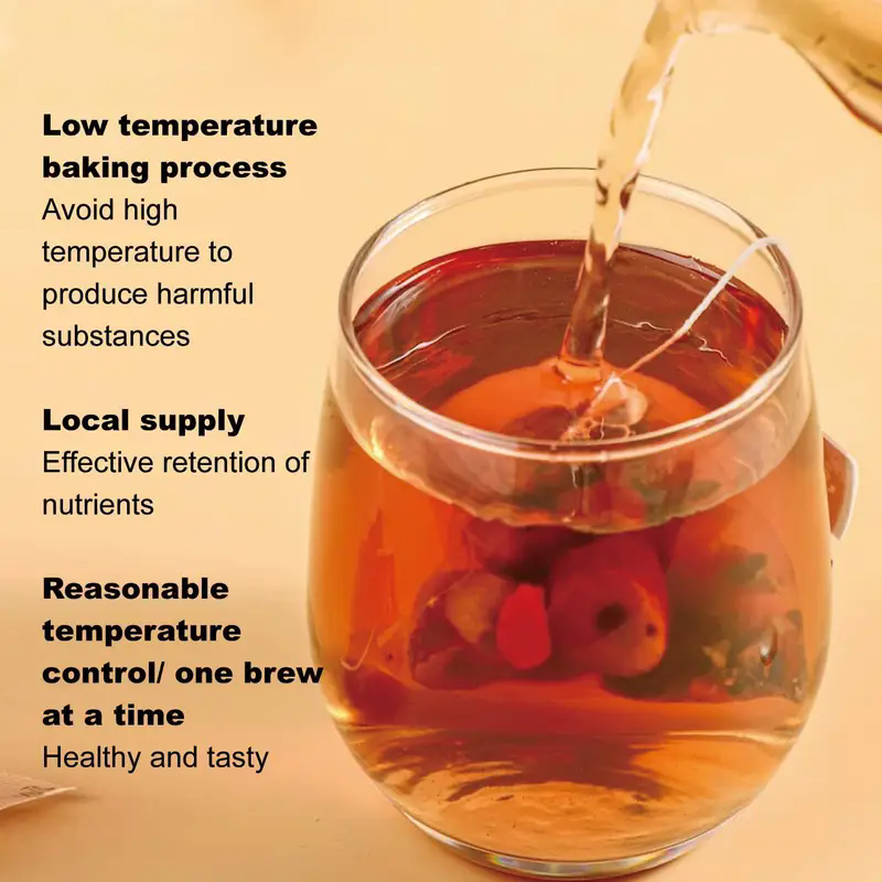Ginseng Mulberry Medlar Tea, liver tea,kidney health Kidney Tea Chinese Herbal