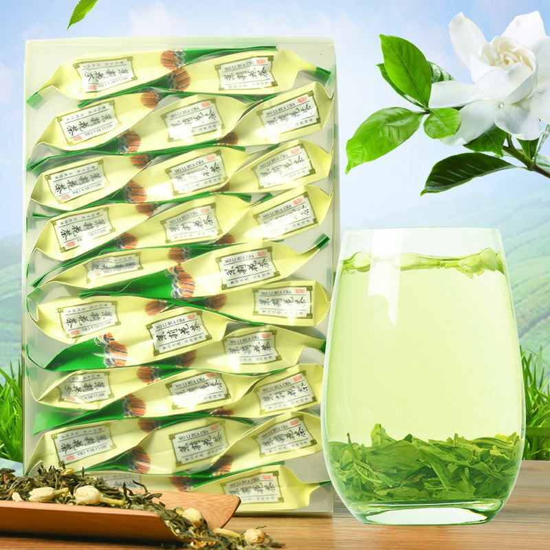 HelloYoung Chinese Green Tea Loose Leaf Dried Jasmine Tea Gift Pack 125g Main image