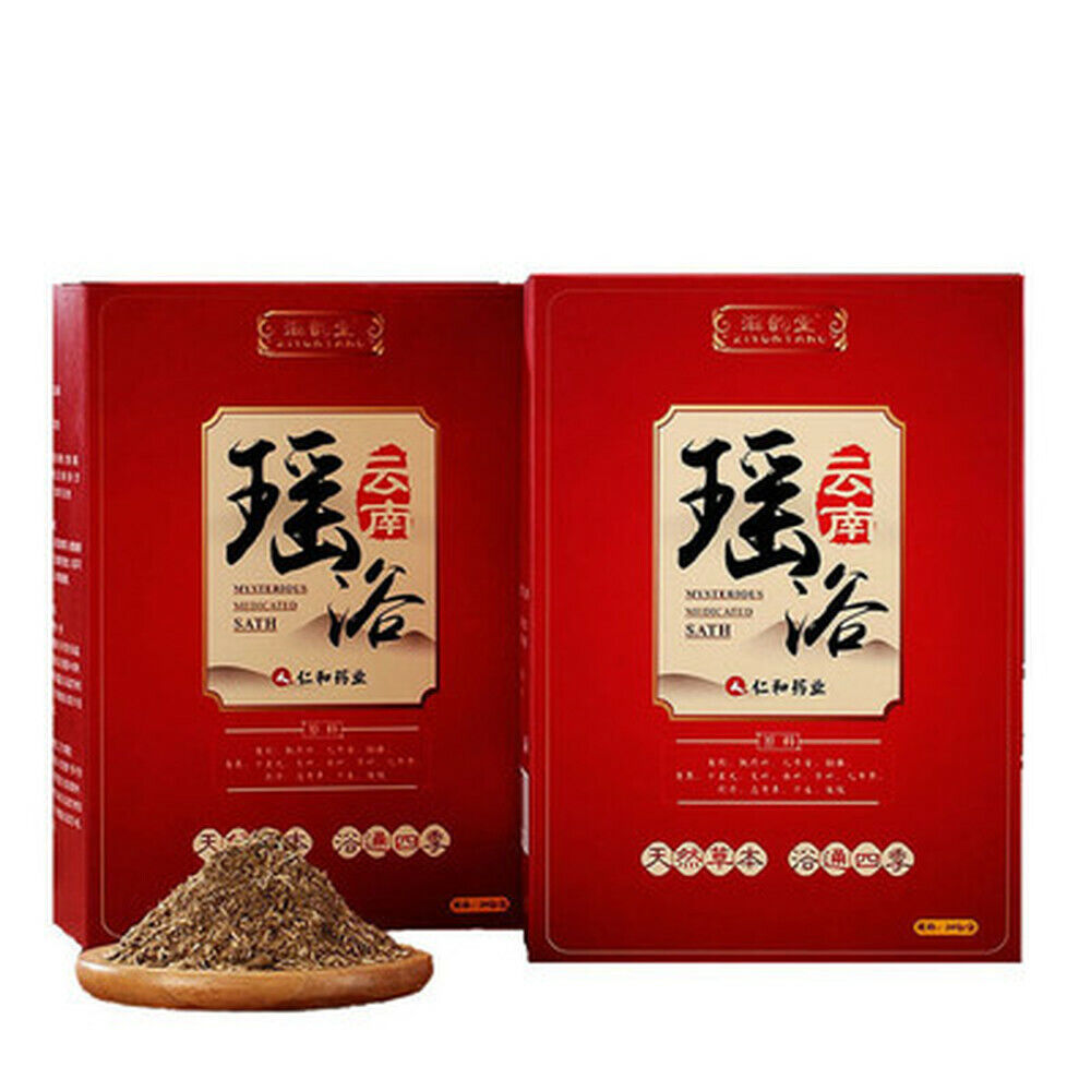HelloYoung 20pcs Chinese YaoYu Natural herbal bath bag SPA Health Care 瑶浴 排毒去湿 养生保健 泡澡中草药包 Secondary image