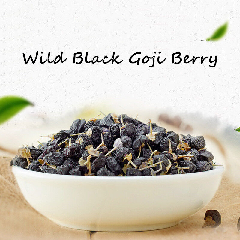 HelloYoung Organic Black Goji Berry Dried Lycii Wolfberry Chinese Herbal Tea Goji Berries
