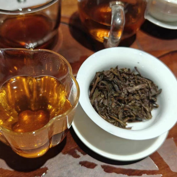500g Yunnan Raw Puerh Tea Brick Banzhang Old Pu-erh Raw Tea Pu'er Brick Tea