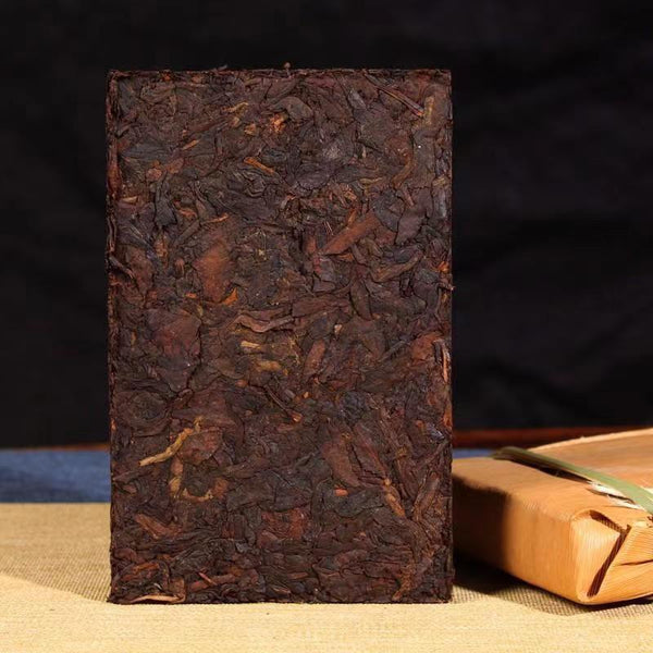 Cooked Pu-erh Tea Brick  250g/8.8oz Menghai Puerh Ripe Tea Old Pu'er Black Tea