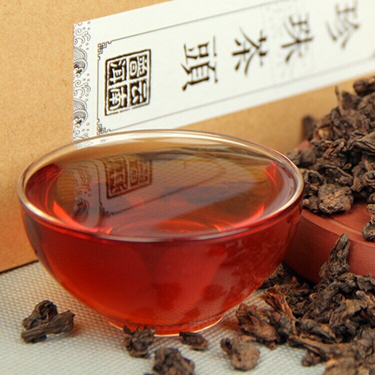 HelloYoung Chinese Yunnan Shu Puerh Tea "Pearl Old Tea Head" Ripe Puer Tea 200g