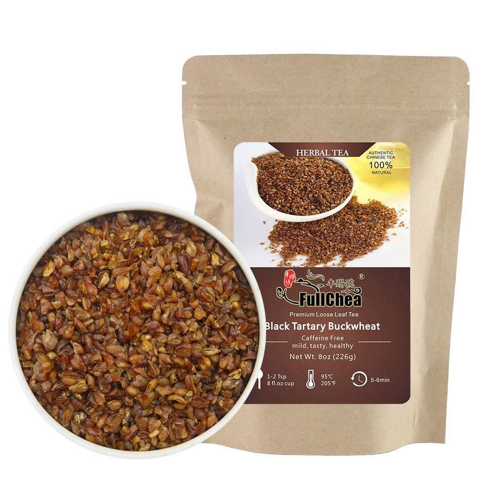HelloYoung FullChea Himalayan Tartary Black Buckwheat Roasted Herbal Tea 226g Main image