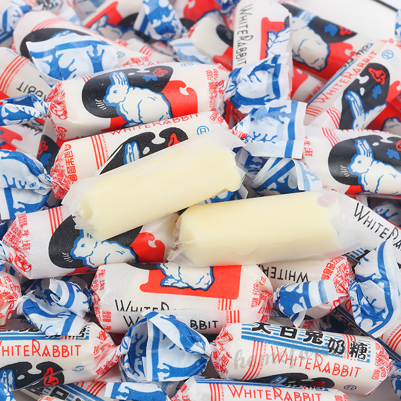 500g Chinese Dabaitu White Rabbit Milk Candy Snack Food Gift 中国大白兔奶糖零食