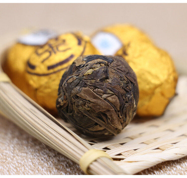 HelloYoung Organic Ball-shaped Aged Shou Mei Longevity Eyebrow Handmade White Tea Ball