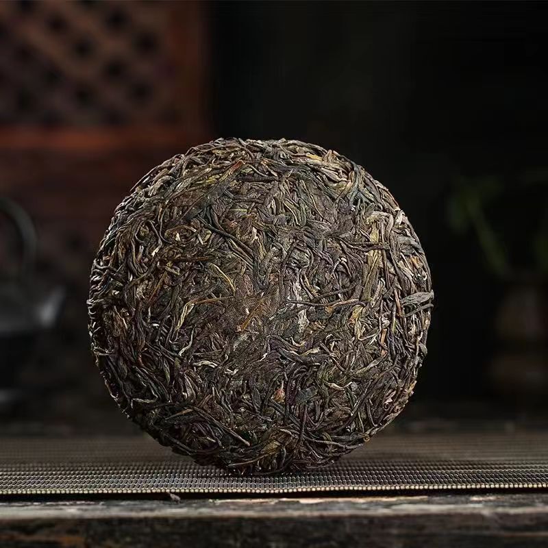 357g Yunnan Raw Puerh Tea Cake 2007 Yiwu Aged Pu'er Raw Tea Old Pu-erh Cake Tea