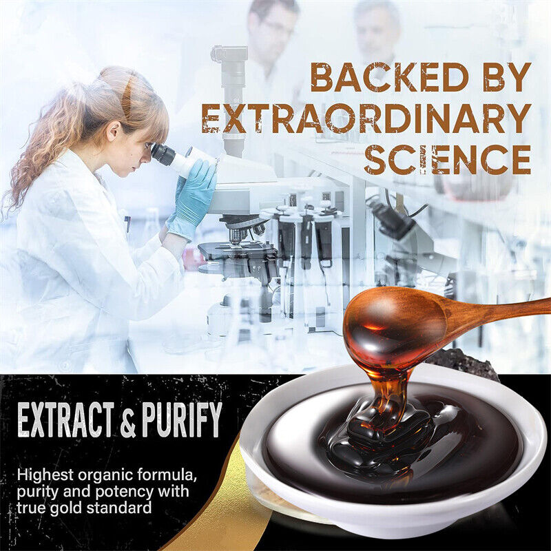 Himalayan Pure 100% Shilajit, Soft Resin, Organic, Extremely Potent, Fulvic Acid