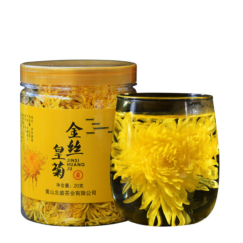 20g Huangshan Golden Silk Chrysanthemum Blossom Tea Chinese Chrysanthemum Tea