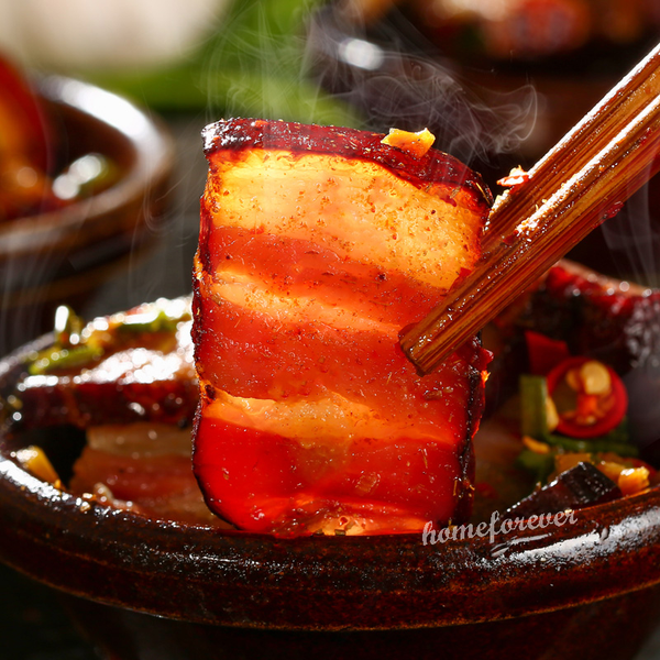 松桂坊五花腊肉湖南特产腊味烟熏肉 Songguifang Smoked Pork Chinese Specialty LAROU