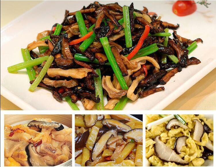HelloYoung Dried Shiitake Mushrooms Wooden Organic Kitchen Health Green Food Natural Fungus