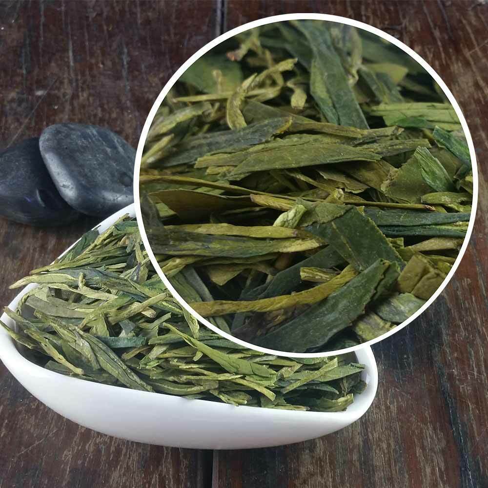 HelloYoung Chinese Dragon Well Green Tea Loose leaf Longjing Lung Tea Ching 250g/8.8oz Main image