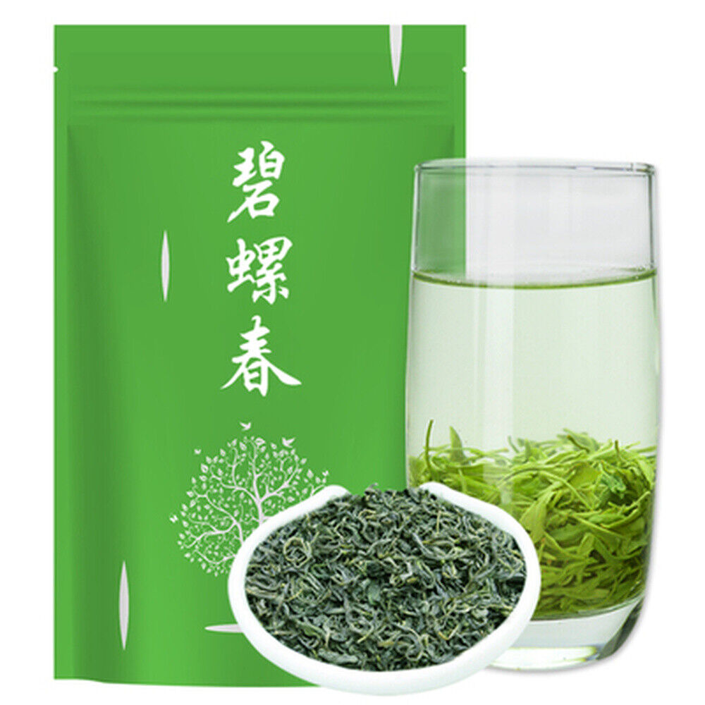 HelloYoung 250g New 100% Organic Green Tea Highland Cloud and Mist Tea Biluochun Tea 8.8oz Main image