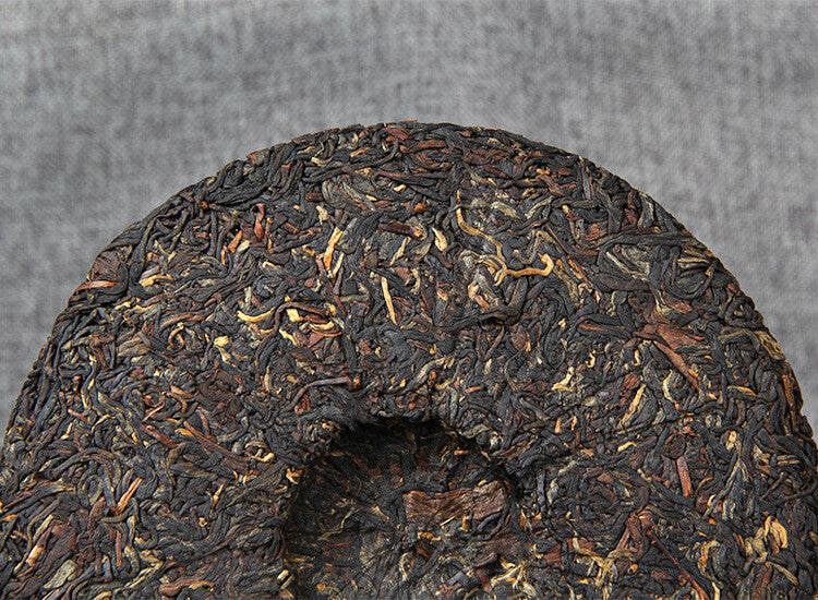357g Dianhong Feng Qing Red Black Tea Cake Yunnan Old Tree Black Chinese Tea