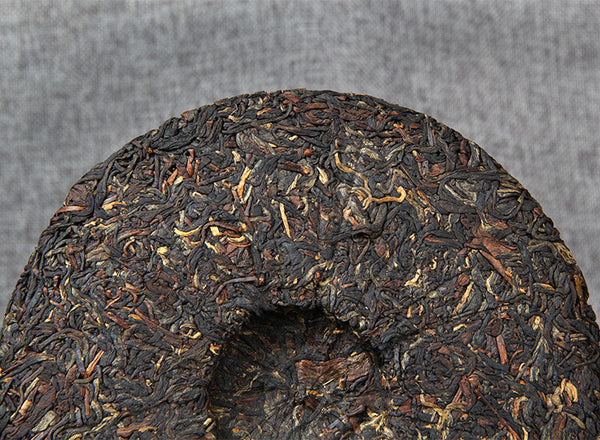 357g Dianhong Feng Qing Red Black Tea Cake Yunnan Old Tree Black Chinese Tea