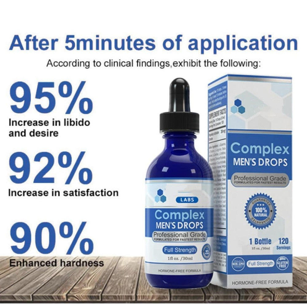 Natural Complex Men's Drops Secret Drops for Strong Men Men’s Drops