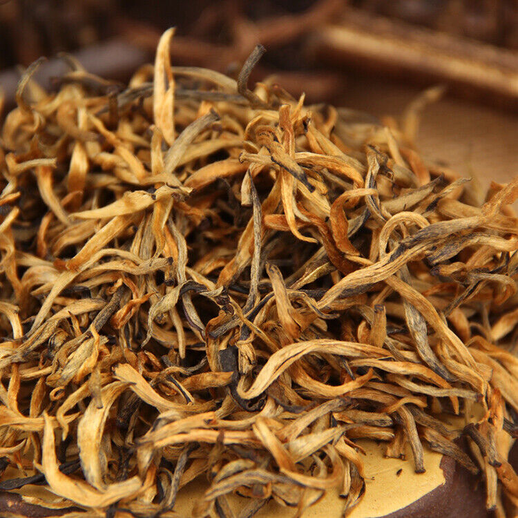 HelloYoung TeaDianhong Gold Bud Red Rhyme Jin Ya Chinese Black Tea Dian Hong Natural Tea 70g