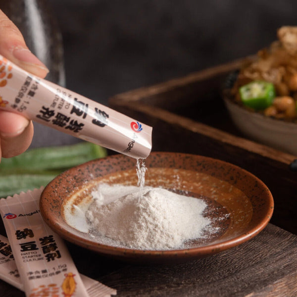 Angel Natto Starter Culture 24 Packs DIY Natto Fermentation Powder 安琪酵母纳豆发酵剂