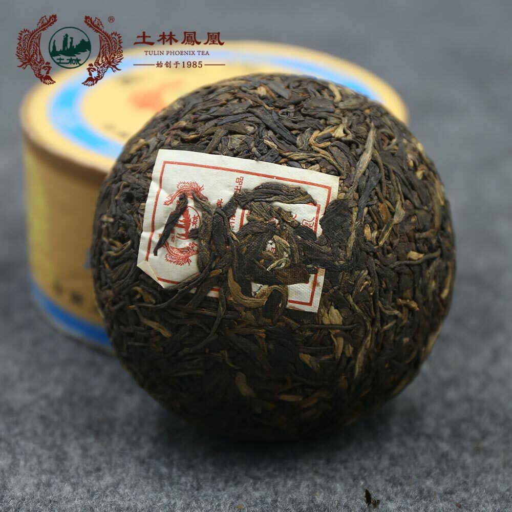 2010 TuLin Phoenix Health Tuo Tea 125g Shen Puer Boxed Premium