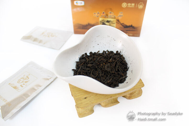 HelloYoung GONG FU SHU PU TEA XPT412 Sea Dyke XPT412 Kung Fu Pu-erh Tea Loose 70g Ripe