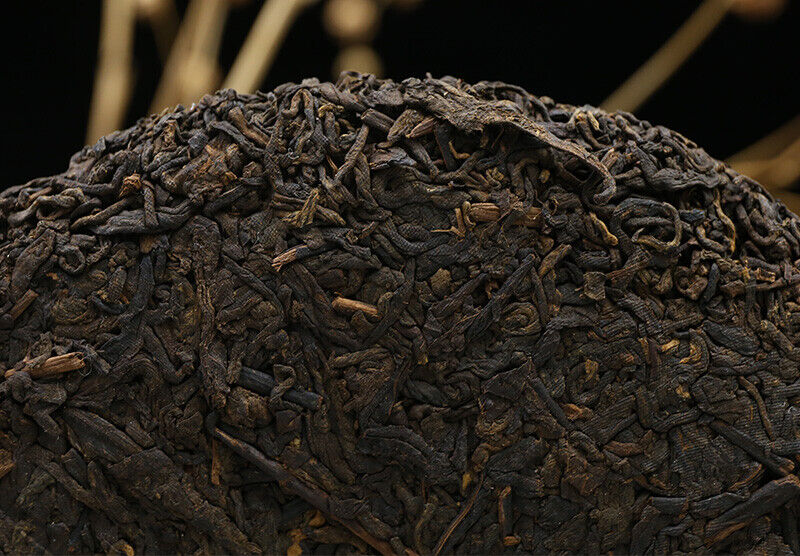 TemuTea 400g Pu Wen YunYa Qizi Pu'er Ripe Tea, Yunnan Puer Tea