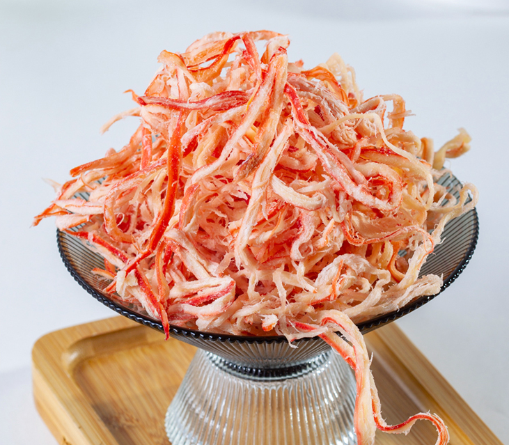 500g Snacks Zerkleinerter Tintenfisch Chinesisches Essen Meeresfrüchte  原味鱿鱼丝