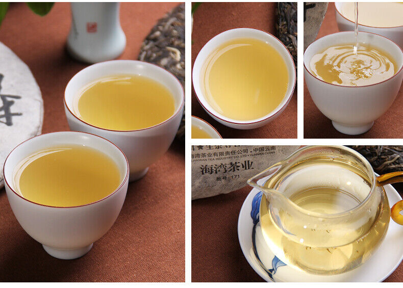 HelloYoung HAIWAN Old Comrade Wei Tian Xia Ren Zuo Hao Cha Pu-erh Tea Cake 357g Raw