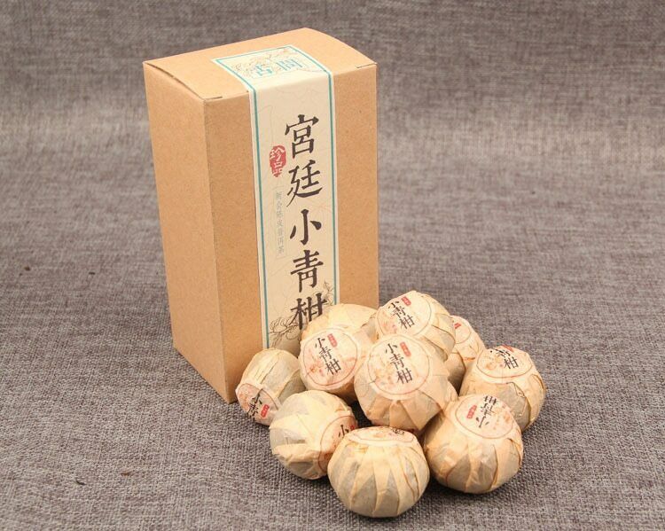 HelloYoung Chinese XinHui "Chen Pi" Tangerine Peel Ripe Puer Tea "Gong Ting 100g/box