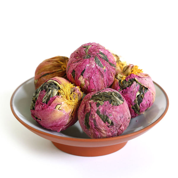 HelloYoung HELLOYOUNG 100g Peony Flower Yunnan Bulang puer Pu'er Puerh Tea Raw Ball