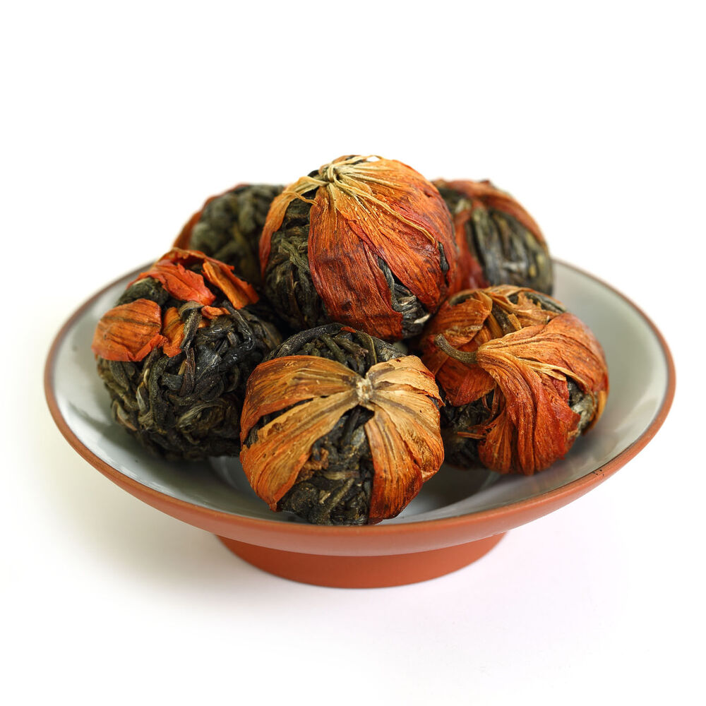 HelloYoung GOARTEA yr Lily Flowers Yunnan Bulang puer Pu'er Puerh Tea Raw Ball Tuo Cha Main image