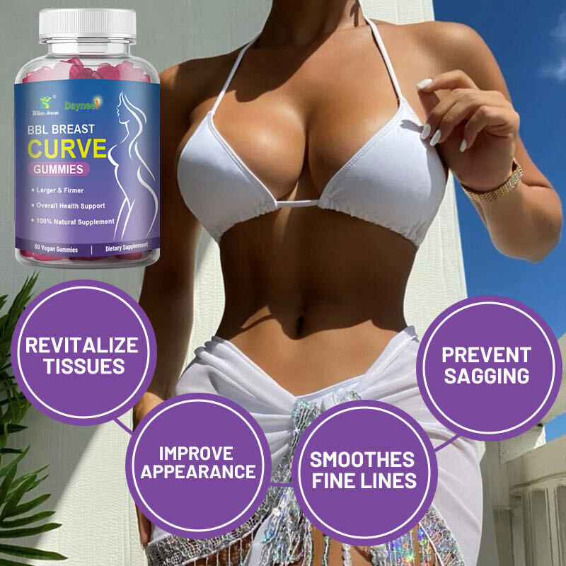 BBL Breast Curve Gummies - Enhance & Sculpt Your Bust - 60 Gummies Main image