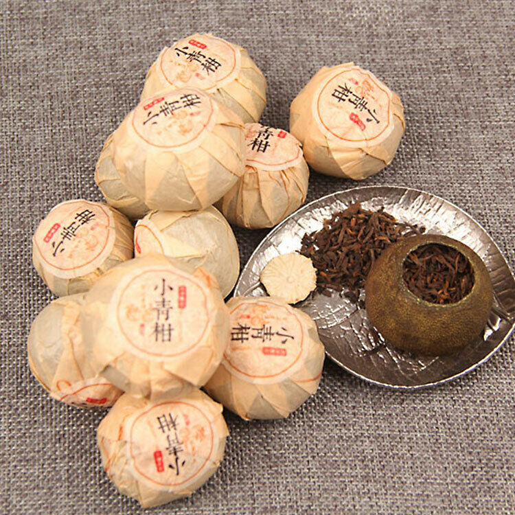 HelloYoung Chinese XinHui "Chen Pi" Tangerine Peel Ripe Puer Tea "Gong Ting 100g/box