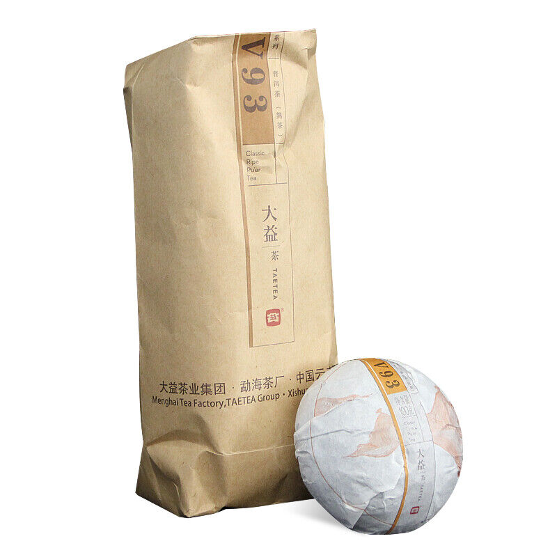 HelloYoung Yr TAETEA V93 Puer Shu Tea Classic Ripe Pu'er Tea Tuocha Pu Erh Tea 500g