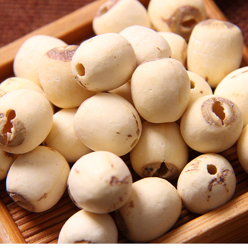 HelloYoung Dried Bailian Premium Dried Shelled Bailian / White Lotus Seed 白蓮子 Chinese Herbs