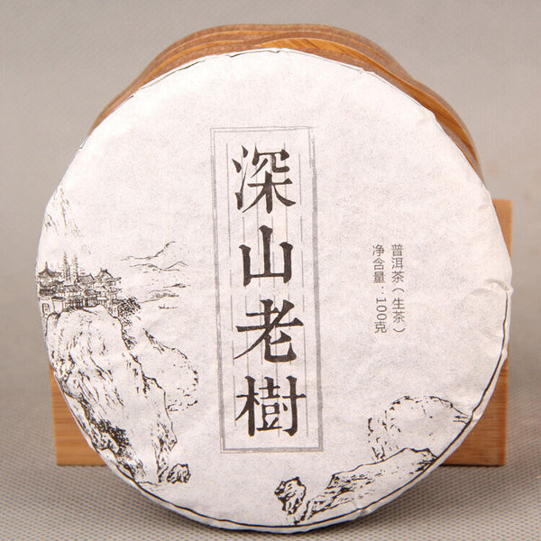 HelloYoung Yunnan Shen Puer Deep Mountain Old Tree Raw Puer Tea 100g Ancient Tree